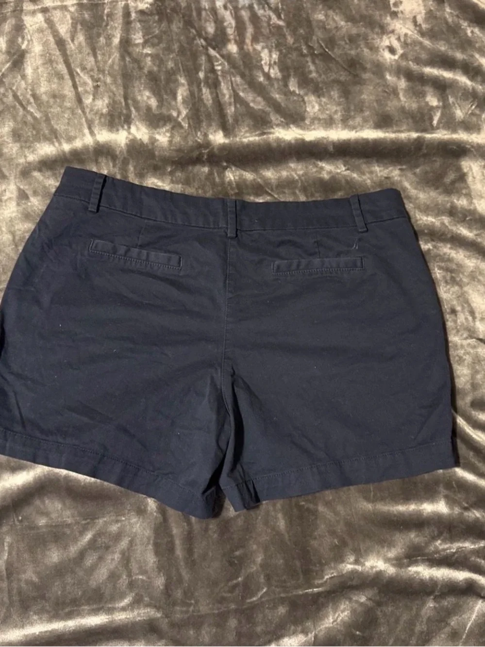 Nautica Women's Dark Navy Casual Cotton Cargo Shorts
